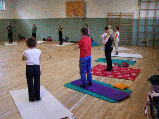 Hatha-Yoga, Gruss
an die Sonne